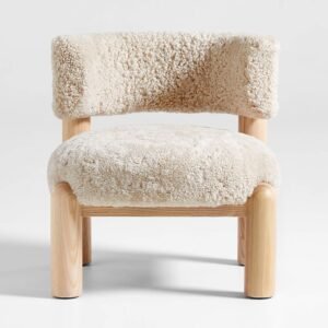 Fabric Easy Chair With Armrests