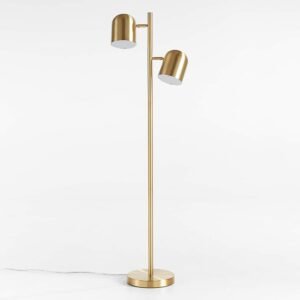 Led Adjustable Brass Floor Lamp