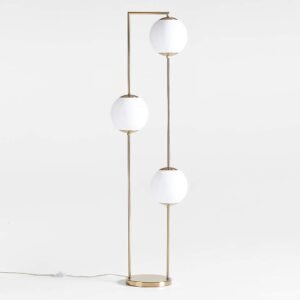Floor Lamp With Polyester Shade