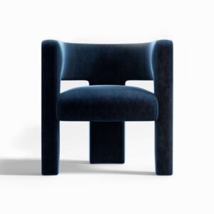 Sculpt Velvet Accent Chair