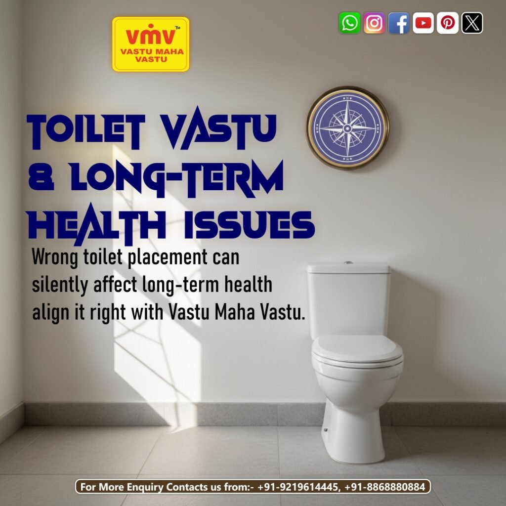 🚽 Toilet Vastu & Long-Term Health Issues