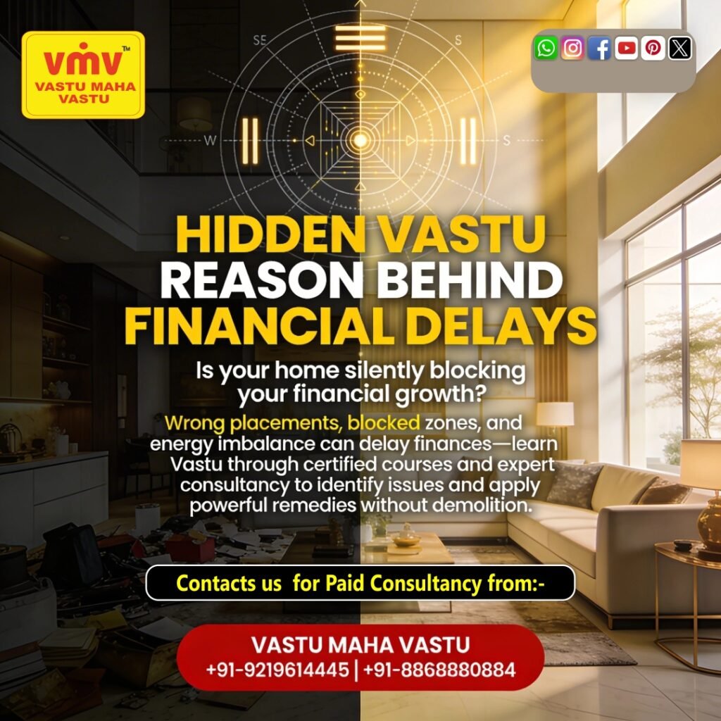 Hidden Vastu Reasons Behind Financial Delays