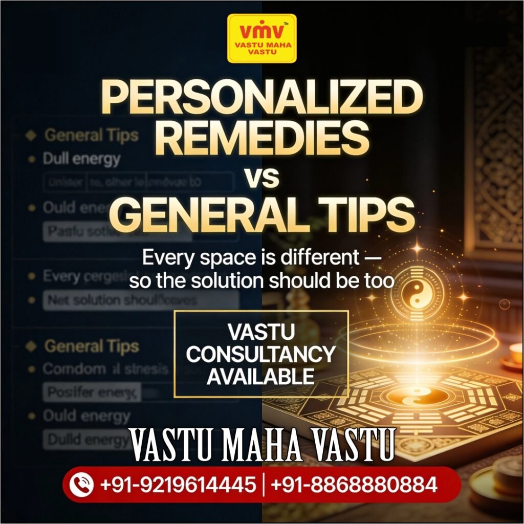 Personalized Vastu Remedies vs General Tips – What Works Better?