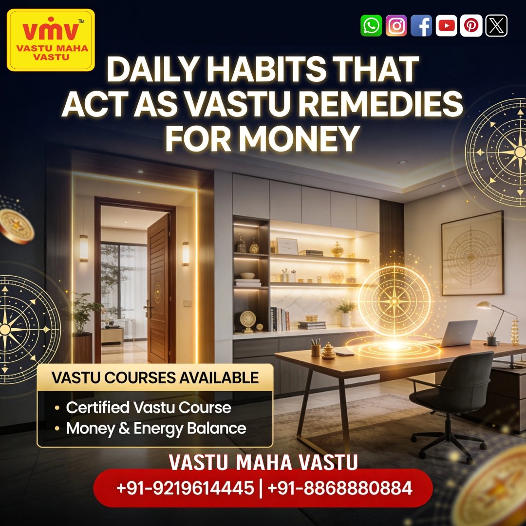 Daily Habits That Act as Vastu Remedies for Money