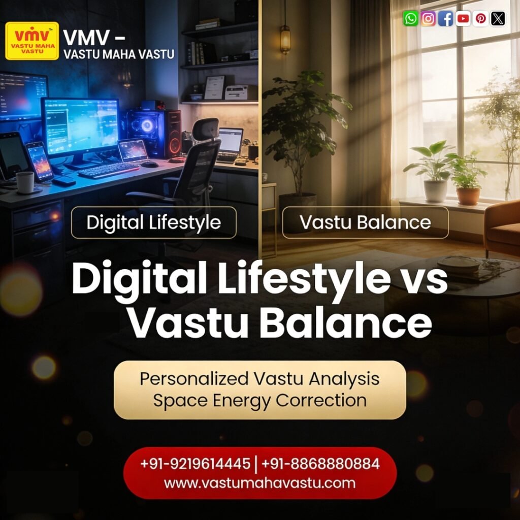 Digital Lifestyle vs Vastu Balance