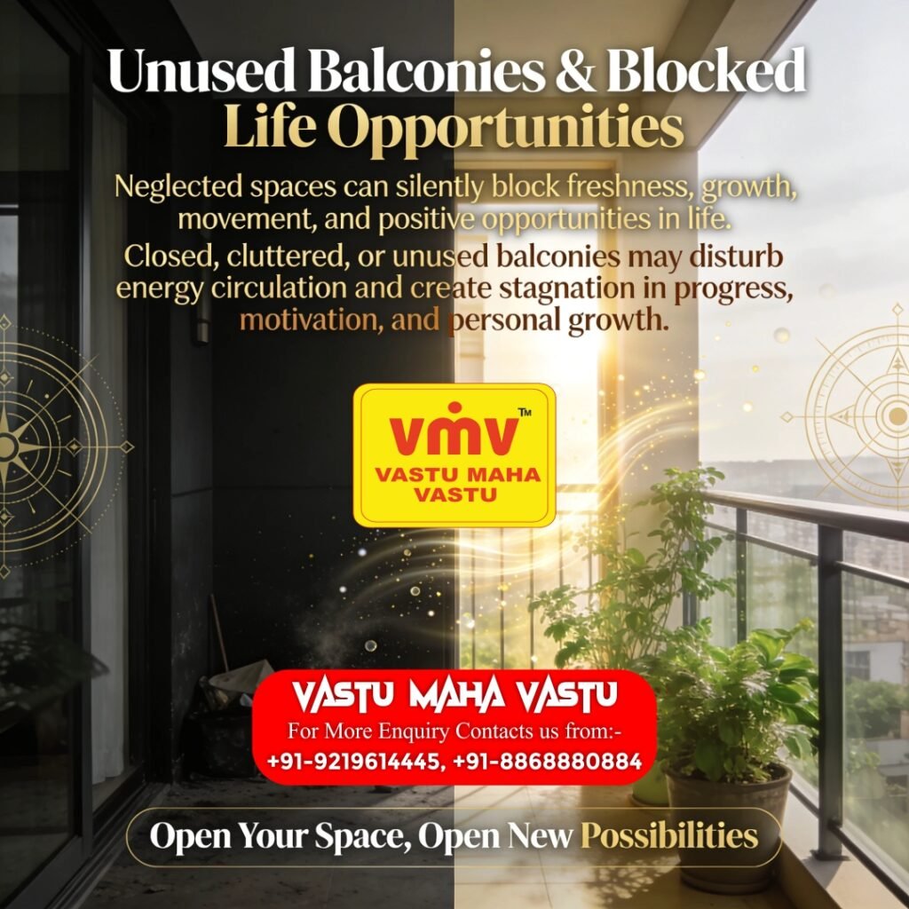 Unused Balconies & Blocked Life Opportunities: A Vastu Perspective