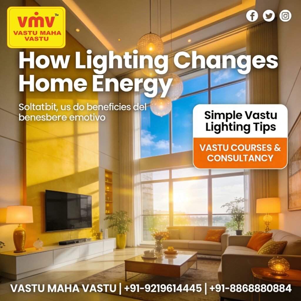 How Lighting Changes Home Energy: A Vastu Perspective
