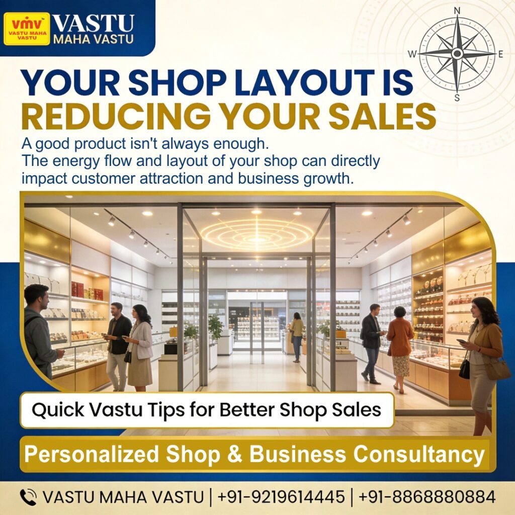 Is Your Shop Layout Reducing Your Sales? A Vastu Perspective for Business Growth