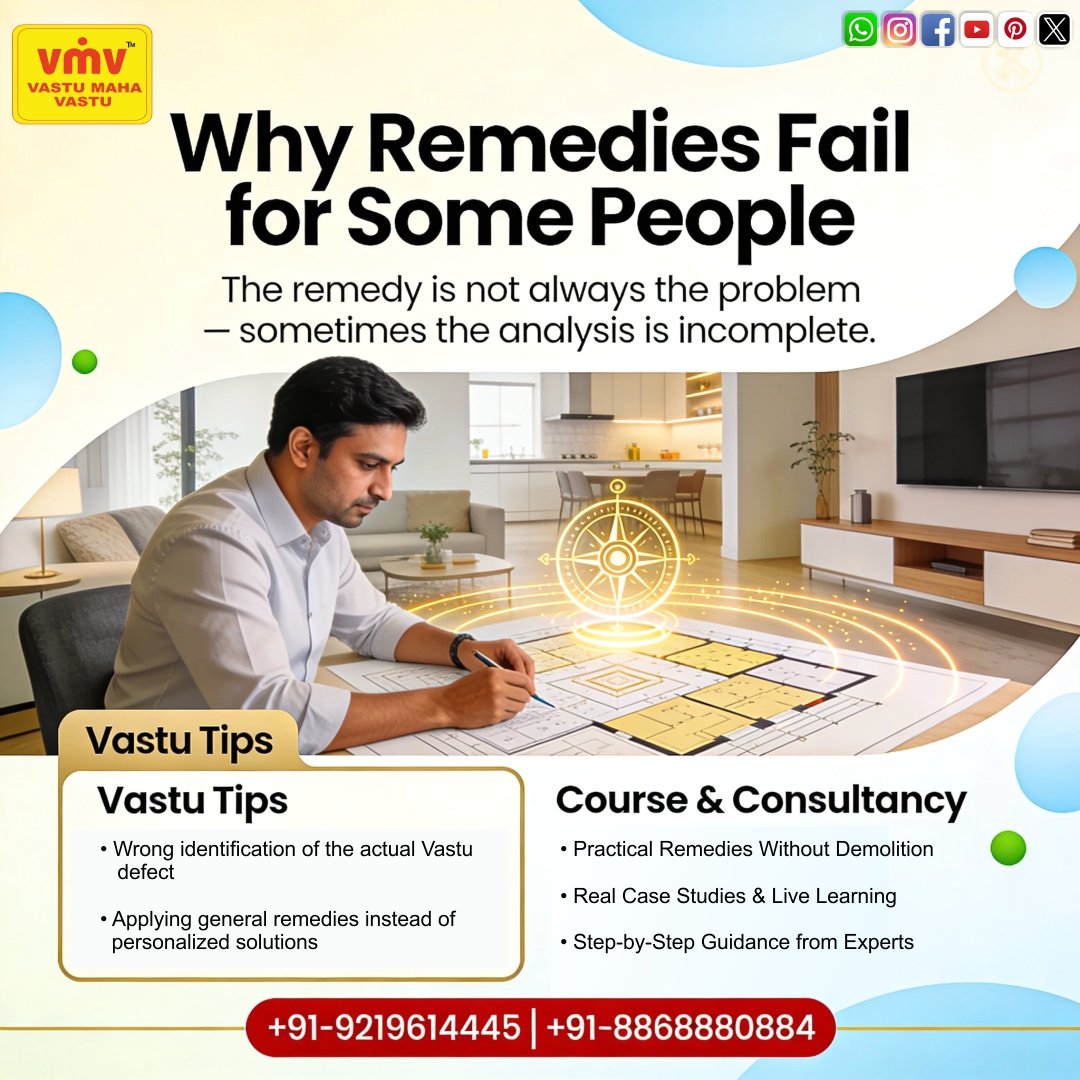 Why Remedies Fail for Some People: The Importance of Accurate Vastu Analysis